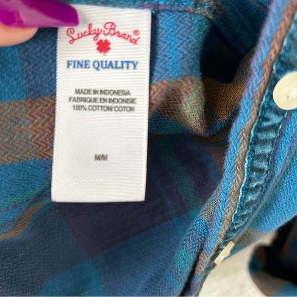 Lucky Brand | Bungalow Plaid Flannel Shirt - Picture 9 of 15